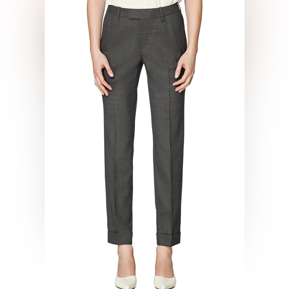 Suistudio/SuitSupply Robin Trousers 4 Black Lightweight Wool - Picture 1 of 10